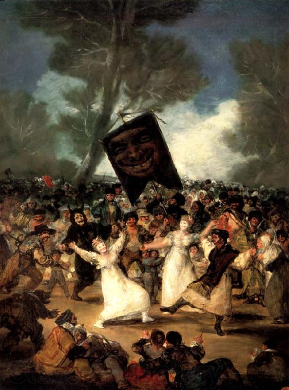 Francisco Goya The Burial of the Sardine Spain oil painting art